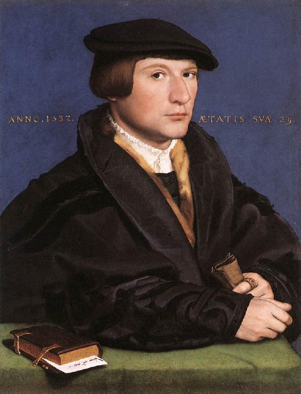 HOLBEIN, Hans the Younger Portrait of a Member of the Wedigh Family sf oil painting image